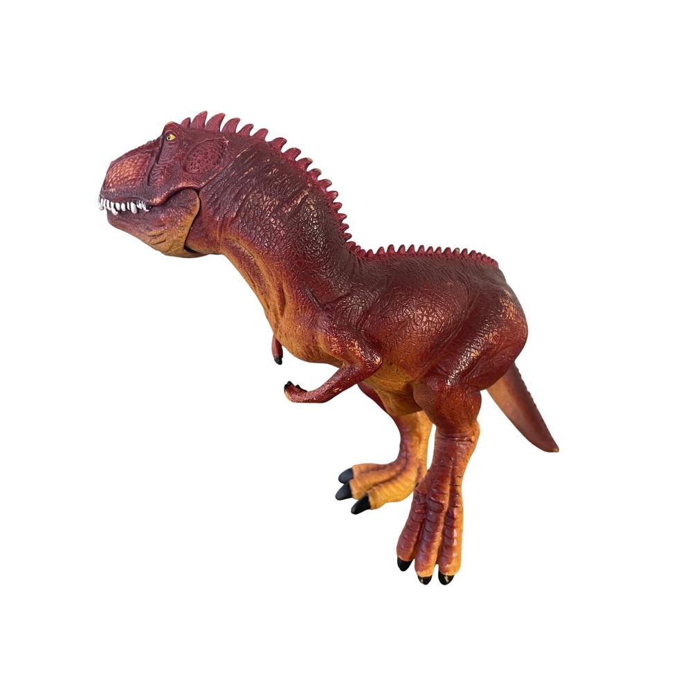 Schleich Giganotosaurus Dinosaur Toy Figure 16464 Red Orange Movable Jaw 10 Inch